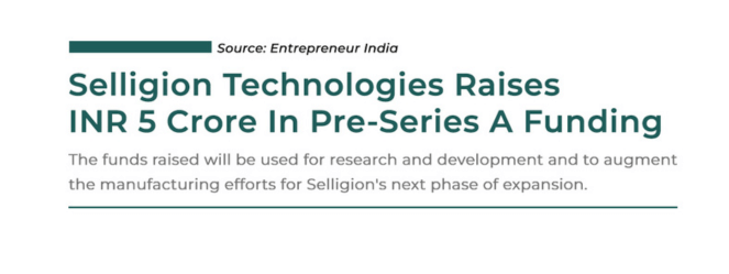 Selligion Technologies Raises INR 5 Crore In Pre-Series A Funding